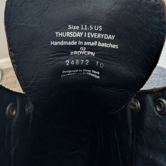 Men's Thursday Boots - Brown Leather Size 12 - Picture 6 of 6